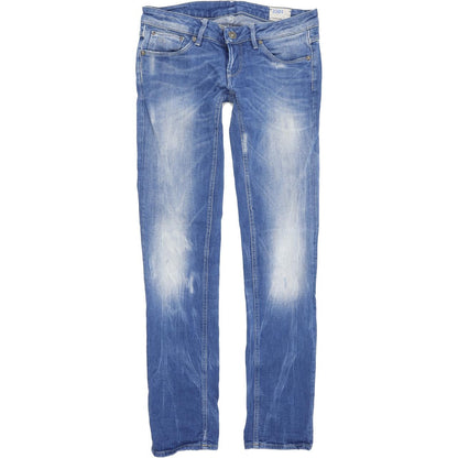 G-Star 3301 Women Blue Straight Regular Stretch Jeans W29 L34