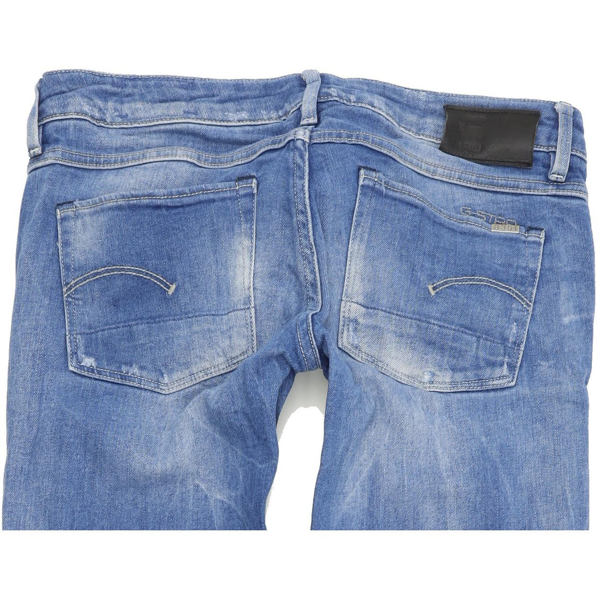 G-Star 3301 Women Blue Straight Regular Stretch Jeans W29 L34