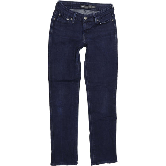 Levi's Slight Curve Women Blue Straight Regular Stretch Jeans W25 L30