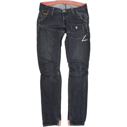G-Star Women Blue Straight Regular Jeans W28 L32