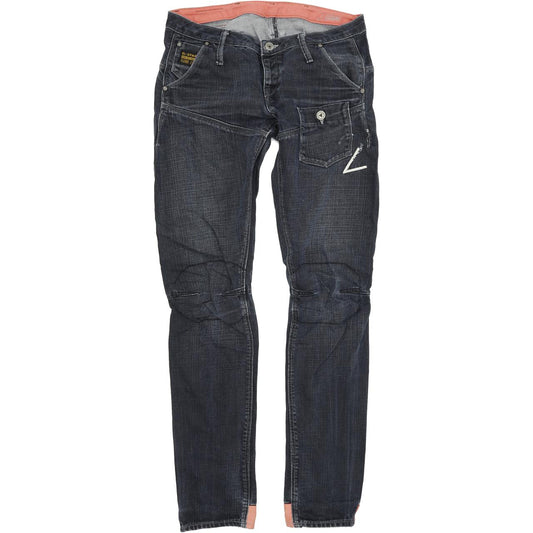 G-Star Women Blue Straight Regular Jeans W28 L32