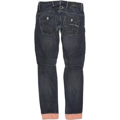 G-Star Women Blue Straight Regular Jeans W28 L32