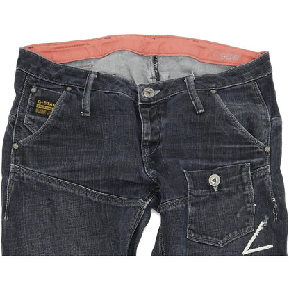 G-Star Women Blue Straight Regular Jeans W28 L32