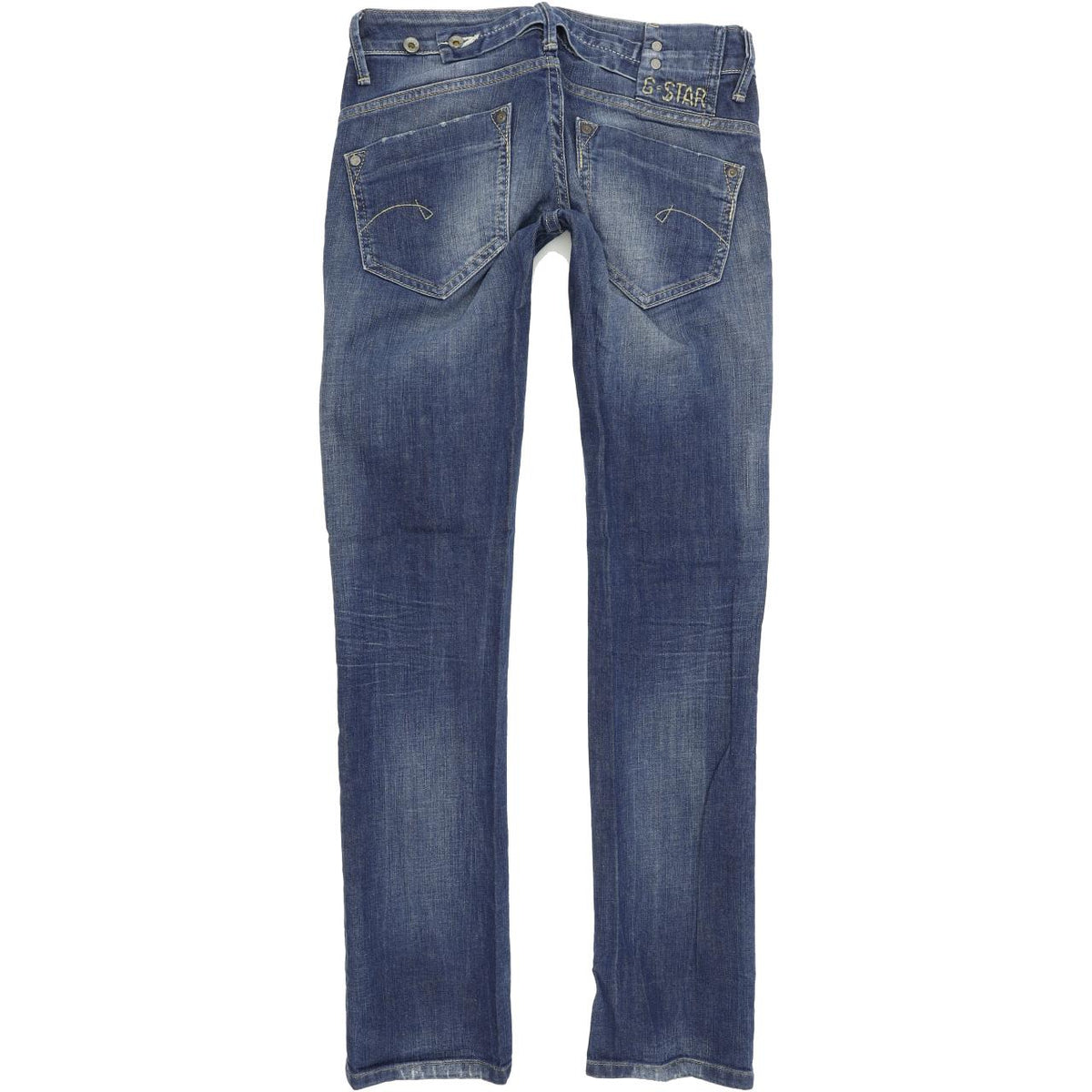 G-Star Midge Women Blue Straight Regular Stretch Jeans W26 L32