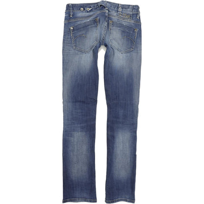 G-Star Midge Women Blue Straight Regular Stretch Jeans W29 L34