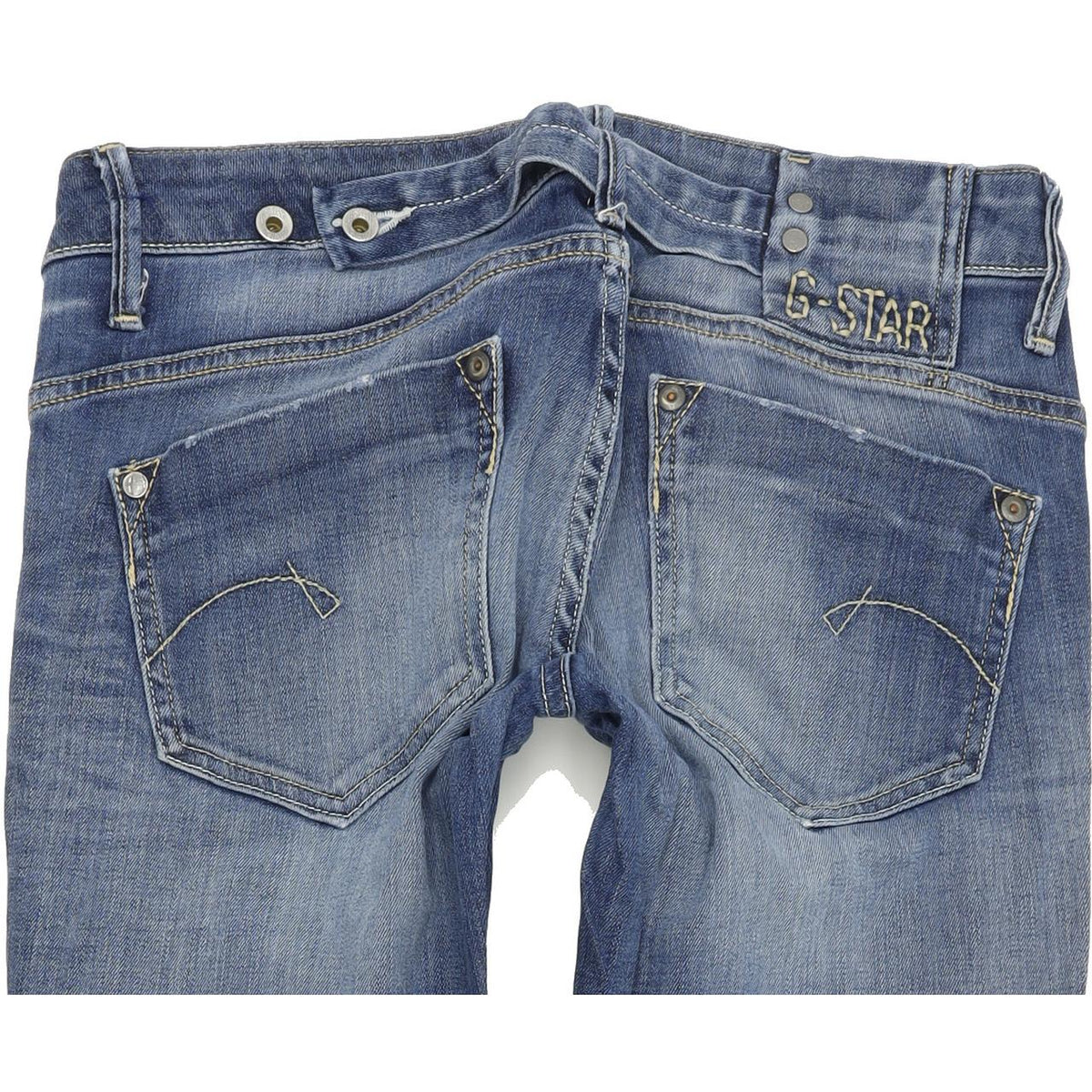G-Star Midge Women Blue Straight Regular Stretch Jeans W29 L34
