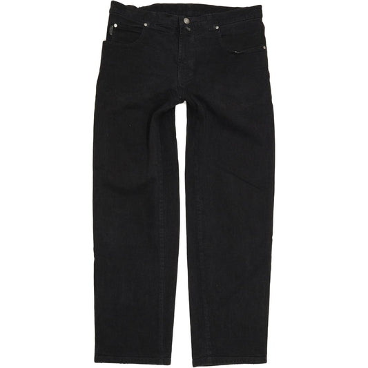 Pioneer Sportive Men Black Straight Regular Stretch Jeans W34 L30