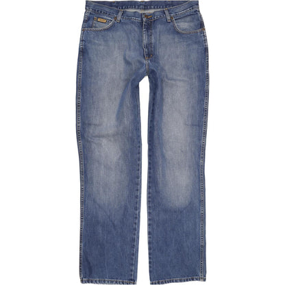 Wrangler Comfort Men Blue Straight Relaxed Jeans W38 L34