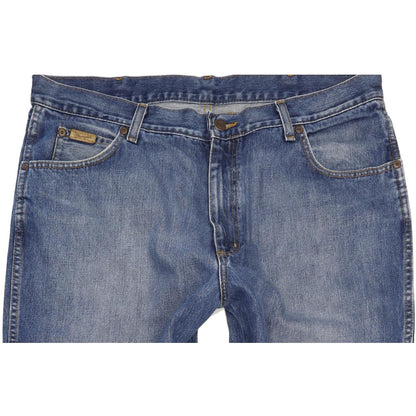 Wrangler Comfort Men Blue Straight Relaxed Jeans W38 L34
