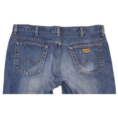 Wrangler Comfort Men Blue Straight Relaxed Jeans W38 L34