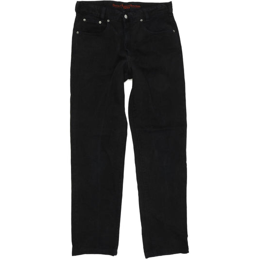 Joker Double Saddle Stitched Men Black Straight Regular Jeans W33 L34