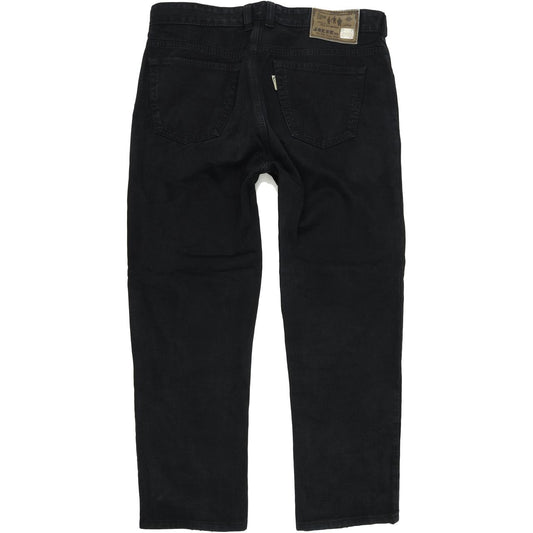 Joker Double Saddle Stitched Men Black Straight Regular Jeans W36 L30