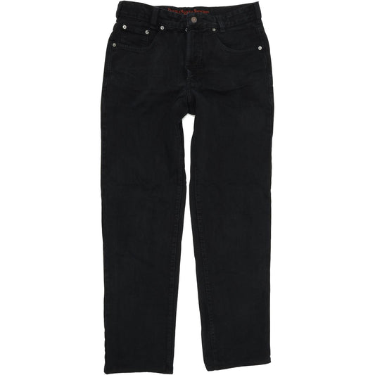 Joker Double Saddle Stitched Men Black Straight Regular Jeans W33 L34