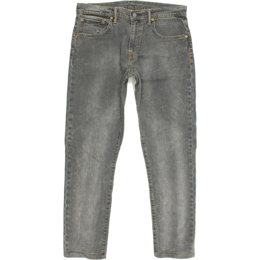 Levi's 520 Men Grey Tapered Slim Stretch Jeans W31 L30
