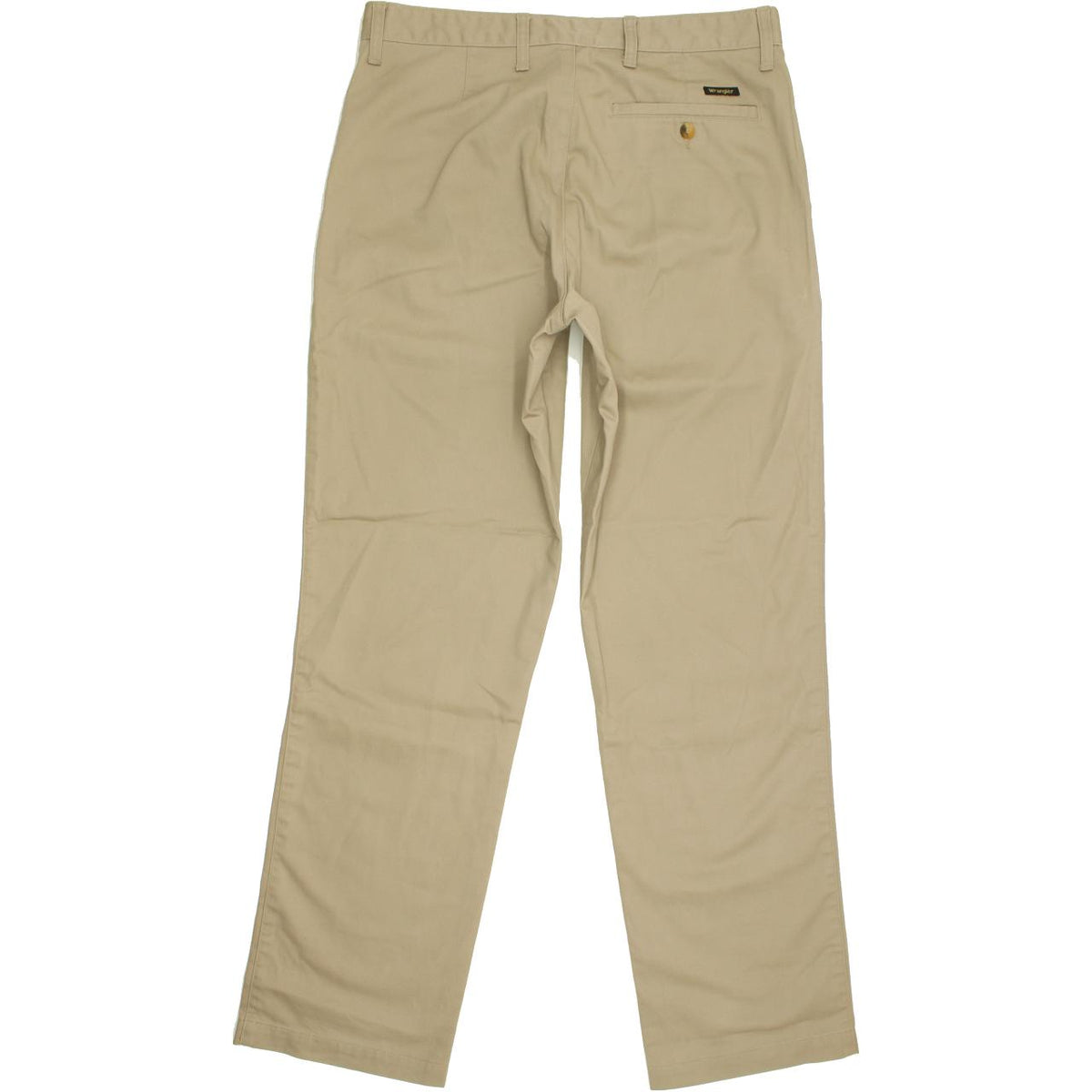 Wrangler Plated Front Men Beige Straight Regular Jeans W33 L32