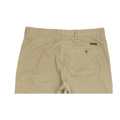 Wrangler Plated Front Men Beige Straight Regular Jeans W33 L32