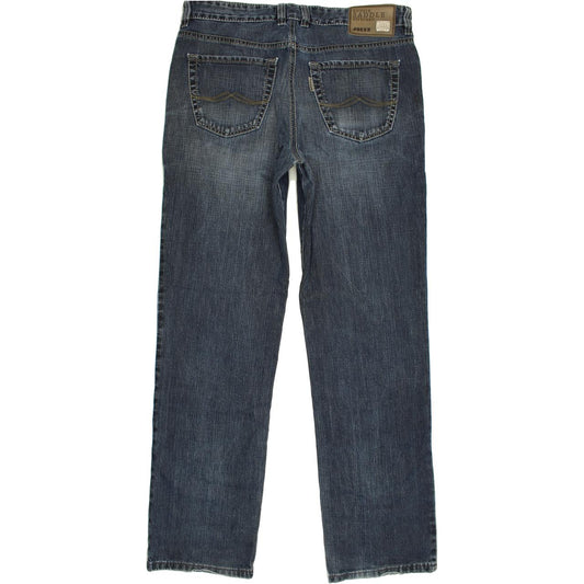 Joker Double Saddle Stitched Men Blue Straight Regular Jeans W36 L34