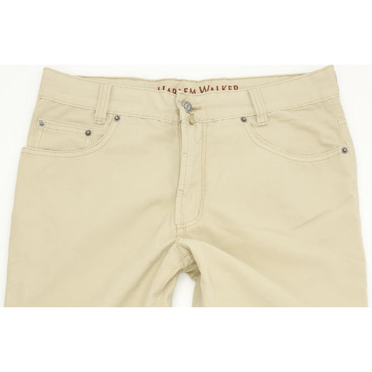 Joker Harlem Walker Men Beige Straight Regular Trousers W34 L32