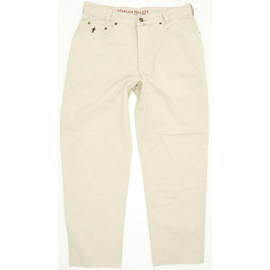 Joker Harlem Walker Men Beige Straight Regular Jeans W34 L29