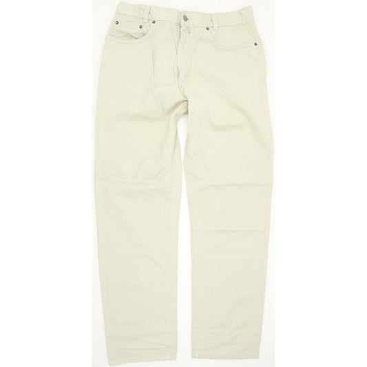 Joker Harlem Walker Men Beige Straight Regular Jeans W33 L32
