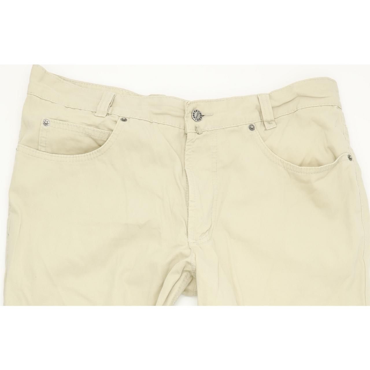 Joker GoldCoast Men Beige Straight Regular Trousers W36 L32