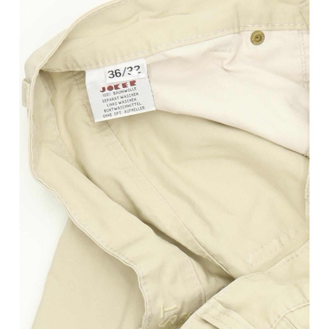 Joker GoldCoast Men Beige Straight Regular Trousers W36 L32