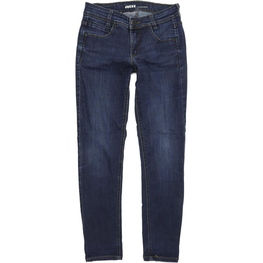 Joker Women Blue Skinny Slim Stretch Jeans W27 L28