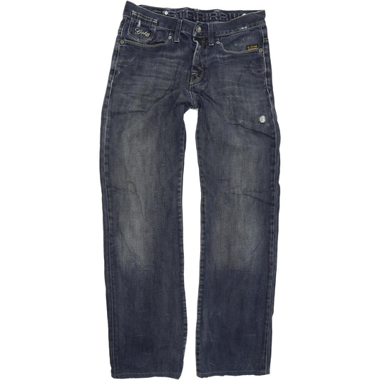 G-Star Coder Pant Men Blue Straight Regular Jeans W32 L33