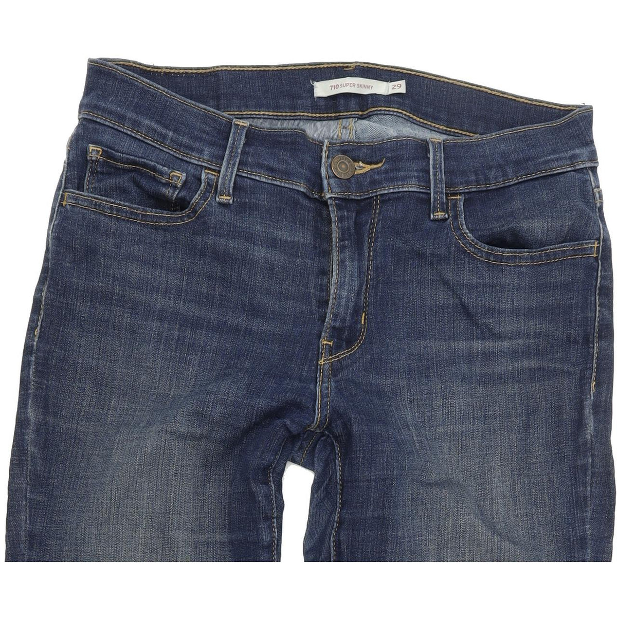 Levi's 710 Women Blue Skinny Slim Stretch Jeans W29 L32