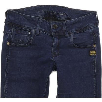 G-Star Midge Cody Women Blue Skinny Slim Stretch Jeans W26 L28