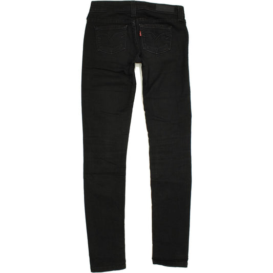 Levi's Women Black Skinny Slim Jeans W24 L31