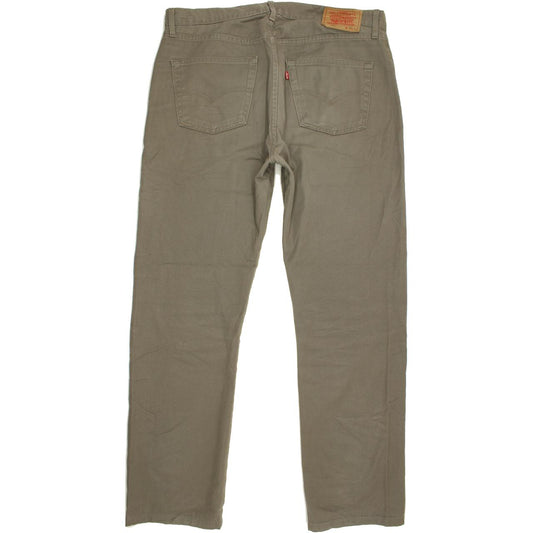 Levi's 551 Men Brown Straight Regular Jeans W38 L32