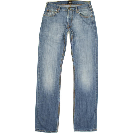 Lee Knox Men Blue Straight Regular Jeans W30 L34