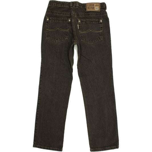 Joker Cash On Delivery Men Brown Straight Regular Jeans W33 L30