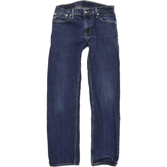 Levi's 514 Women Blue Straight Slim Stretch Jeans W30 L32