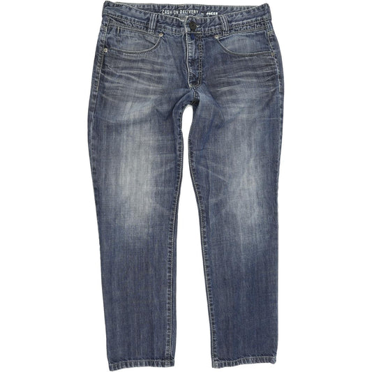 Joker Cash On Delivery Men Blue Straight Regular Jeans W36 L30