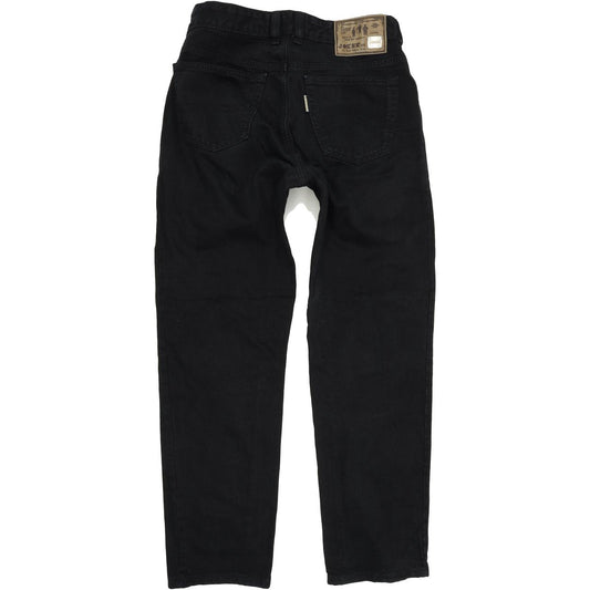 Joker Double Saddle Stitched Men Black Straight Regular Jeans W33 L32