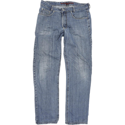 Joker Double Saddle Stitched Men Blue Straight Regular Jeans W36 L34