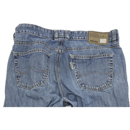 Joker Double Saddle Stitched Men Blue Straight Regular Jeans W36 L34