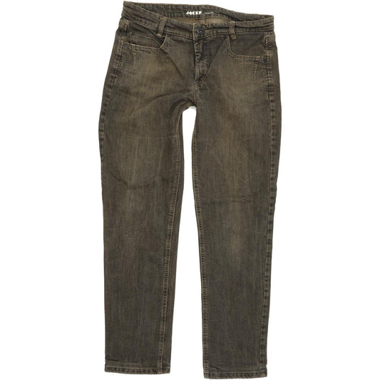 Joker Women Brown Straight Regular Stretch Jeans W30 L29