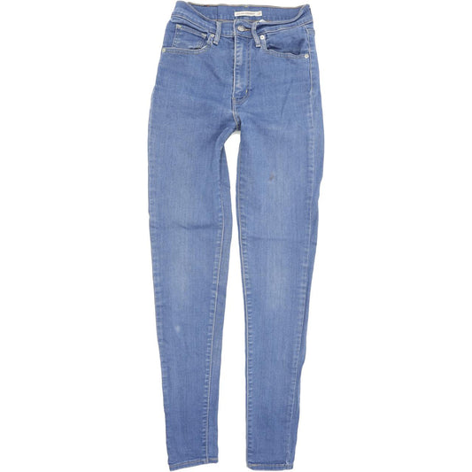 Levi's Mile High Women Blue Skinny Slim Stretch Jeans W27 L32