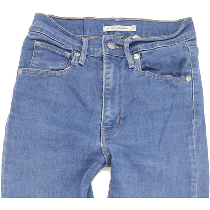 Levi's Mile High Women Blue Skinny Slim Stretch Jeans W27 L32