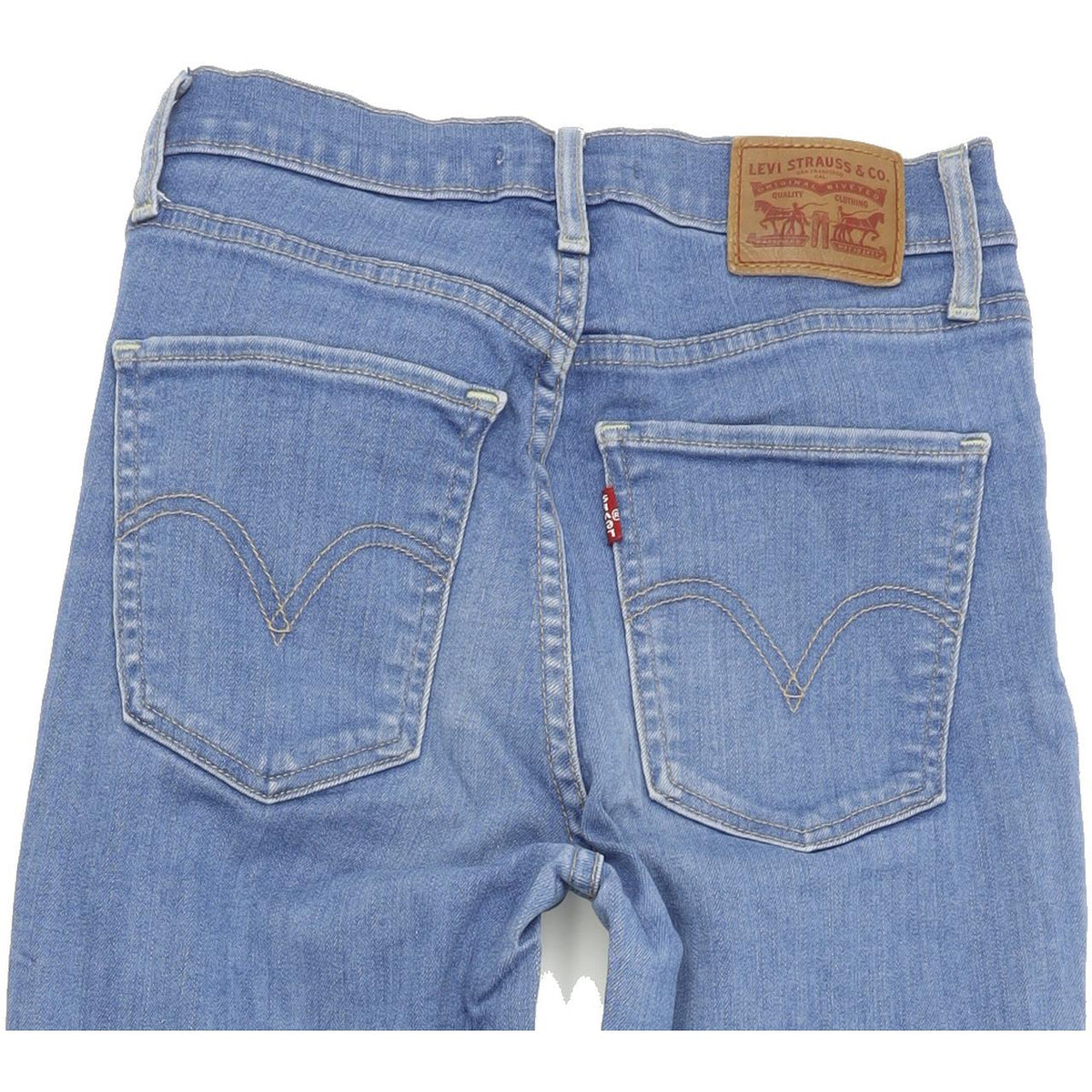 Levi's Mile High Women Blue Skinny Slim Stretch Jeans W27 L32
