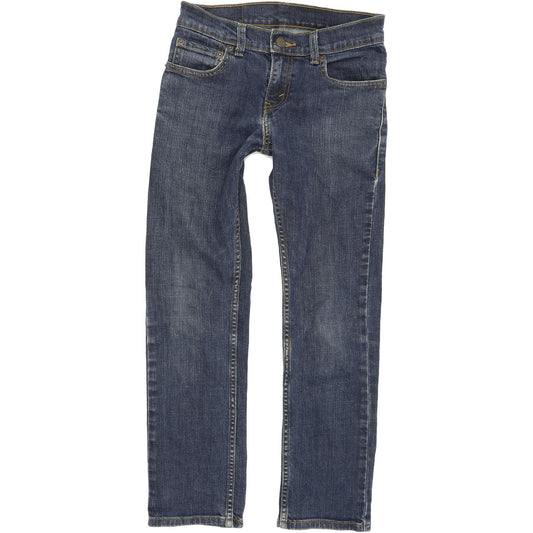 Levi's 511 Kids Men Blue Straight Slim Stretch Jeans W25 L25