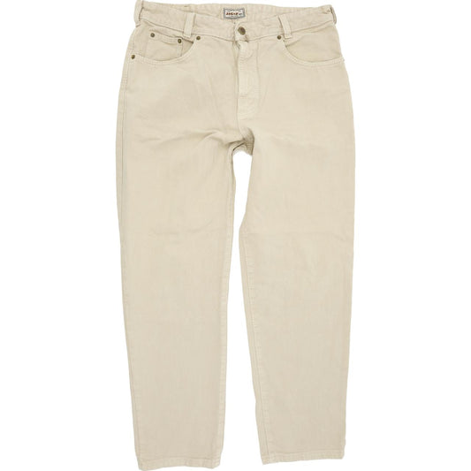 Joker Three Famous Tailors Men Beige Straight Regular Jeans W36 L30