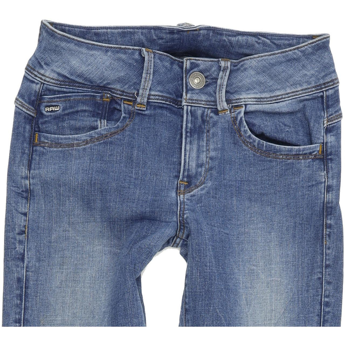 G-Star Women Blue Skinny Slim Stretch Jeans W25 L32