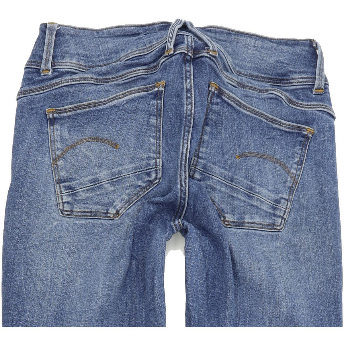 G-Star Women Blue Skinny Slim Stretch Jeans W25 L32