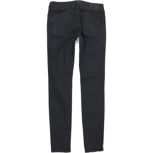 G-Star Lynn Women Blue Skinny Slim Stretch Jeans W28 L32