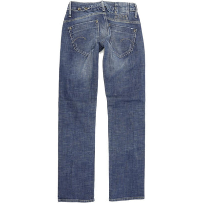 G-Star Midge Women Blue Straight Regular Stretch Jeans W25 L30