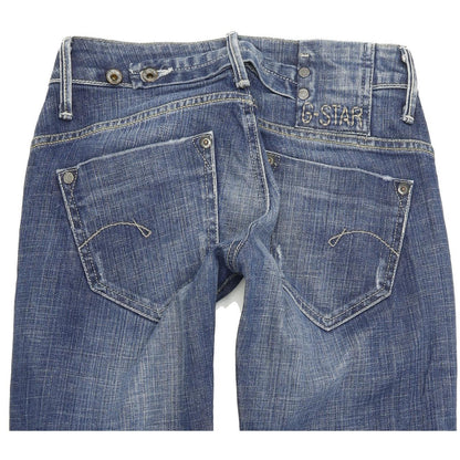 G-Star Midge Women Blue Straight Regular Stretch Jeans W25 L30